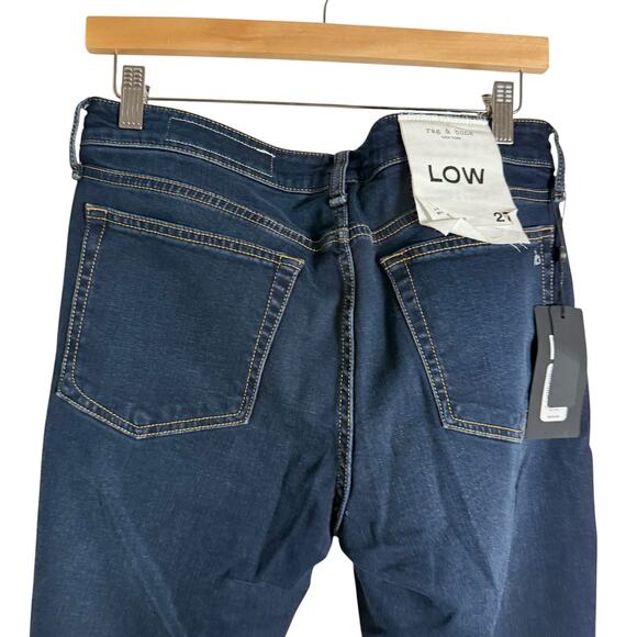 Rag & Bone Dre Low-Rise Slim Bianca Blue Denim Boyfriend Jeans Size 27 - Picture 10 of 13